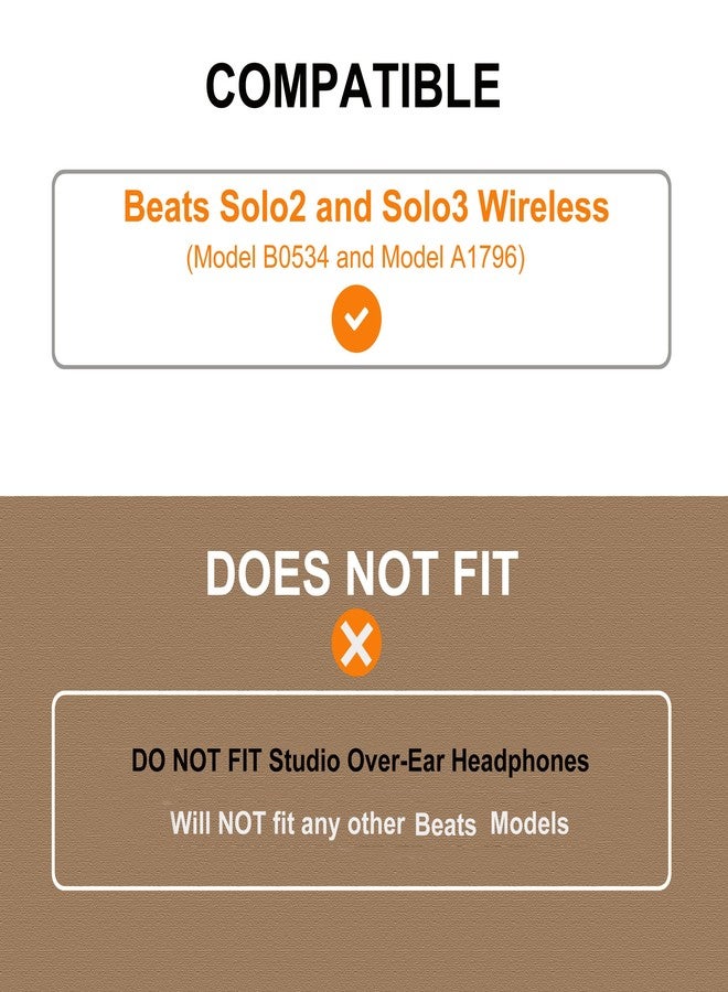 defean Solo3 Solo2 Earpads Replacement Ear Cushion Ear Pads for Solo 3.0 Wireless, Solo 2.0 Wireless On-Ear Headphone,3M Stronger Adhesive, Softer Leather, Noise Isolation Foam (Pop Purple) - Image 3