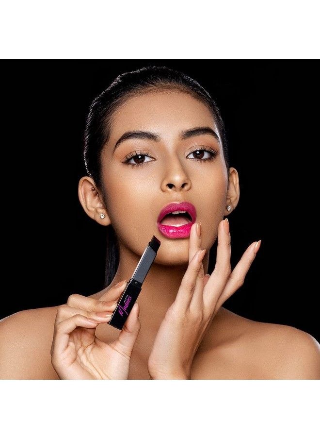 Renee - Madness Ph Lipstick 3Gm| Black Lipstick With Pink Payoff; Long Lasting Nourishment Enriched With Vitamin E & Jojoba Oil; Vegan & Paraben Free - Image 1