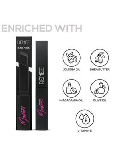 Renee Madness Ph Lipstick 3Gm| Black Lipstick With Pink Payoff; Long Lasting Nourishment Enriched With Vitamin E & Jojoba Oil; Vegan & Paraben Free  - Image 4