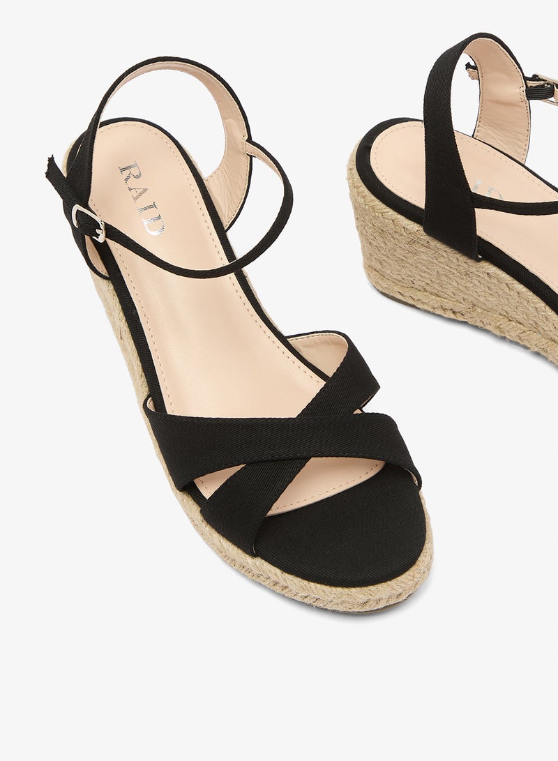 RAID Ankle Strap Wedge Sandals - Image 4