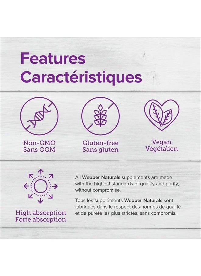 Webber naturals Zinc Citrate 50 mg, 180 Tablets  - Image 2