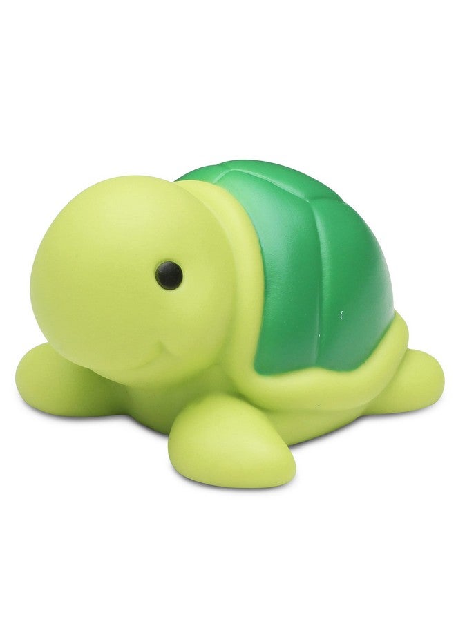 Puzzled DolliBu Sea Turtle Bath Buddy Squirter - Floating Green Turtle Rubber Bath Toy, Fun Water Squirting Bathtime Play for Toddlers, Cute Sea Life Animal Toy - Image 1