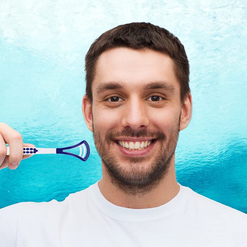 DARKLATER Tongue Scraper for Adults,Tongue Cleaner,Tounge Scraper Cleaner,Tongue Brush, Fresh Breath Tongue Scraping(6 Pack Random color) - Image 5