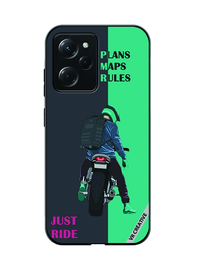 VR CREATIVE Protective Case Cover For Xioami Pcoo X5 Pro Just Ride Design Multicolour - Image 1