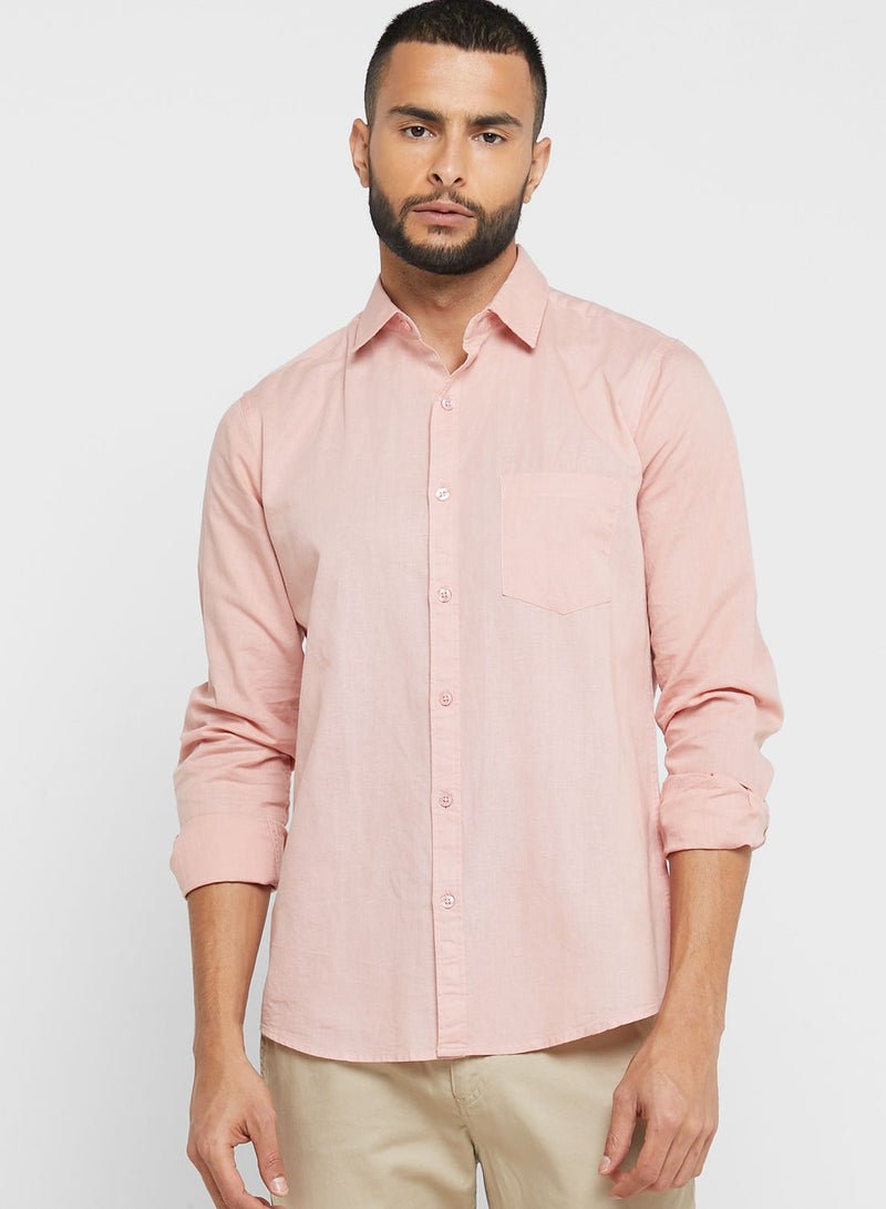 Robert Wood Linen Blend Shirt - Image 1