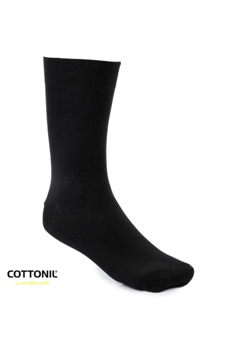 COTTONIL Pack of 6 Cotton Casual Dress Classic Socks for Men  - Image 3