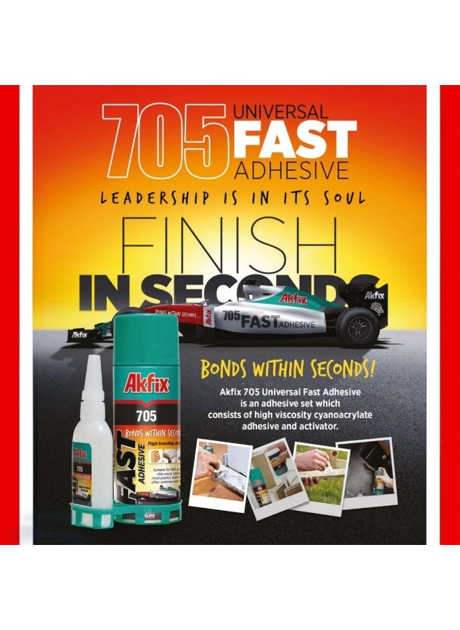 AKFIX Akfix 705 Universal Fast Adhesive 400 Ml-Pack Of 2  - Image 3