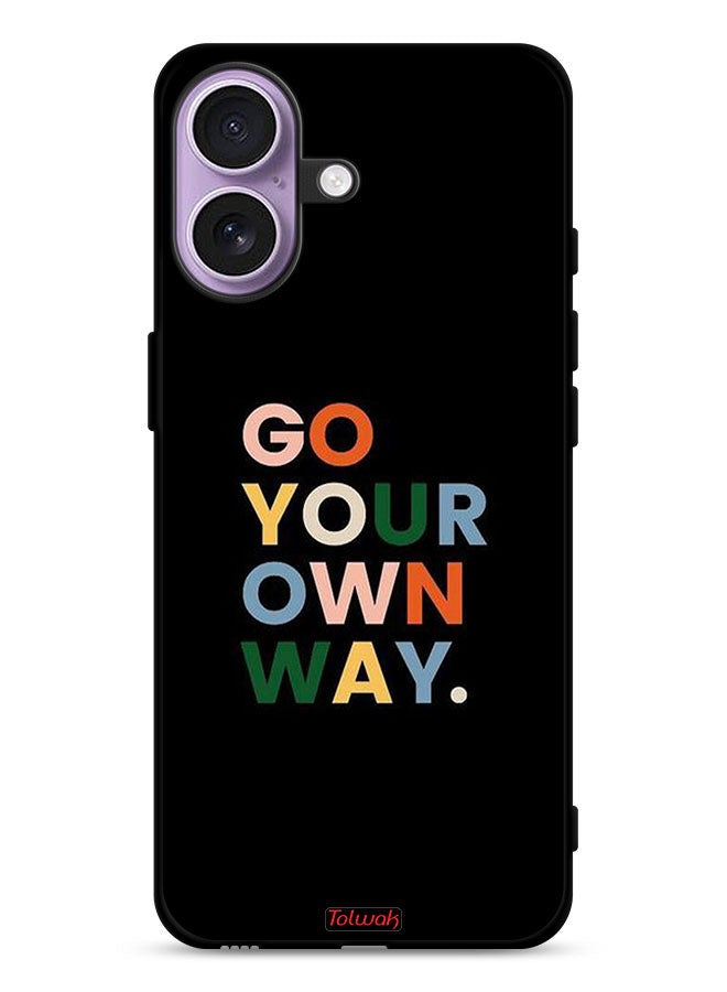 Tolwak Apple iPhone 17 Protective Case Cover Go Your Own Way - Image 1