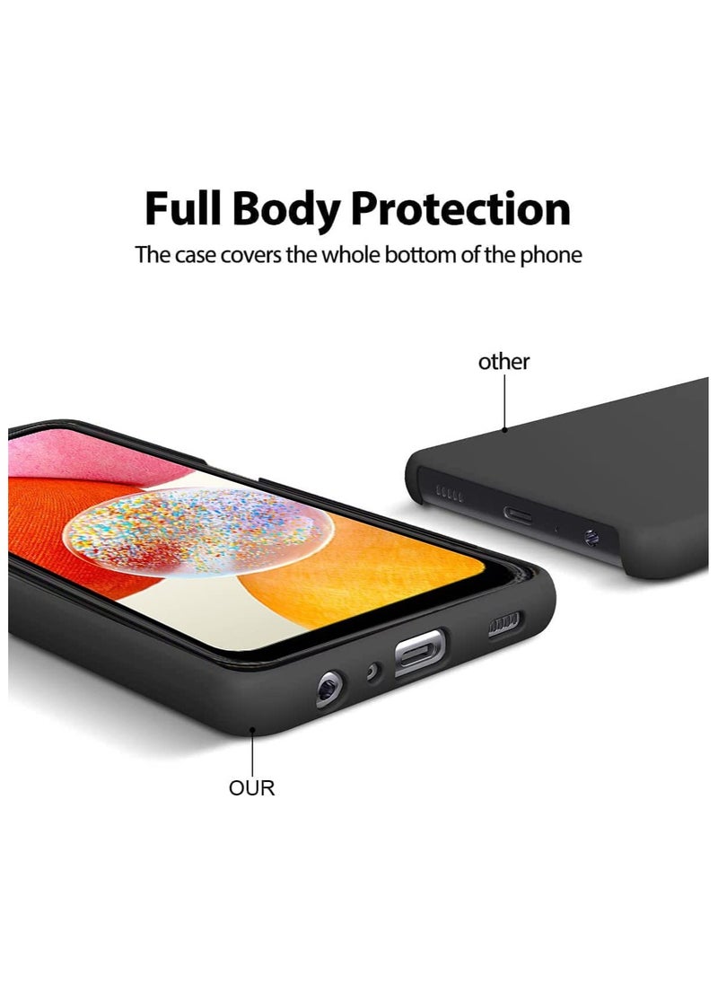 Generic - Samsung Galaxy A25 Case Cover Soft Black Slim fit TPU Case Light weight Back Cover Matte Finish Shockproof Protective Cover Anti fingerprint Case Designed For Samsung Galaxy A25 - Image 1