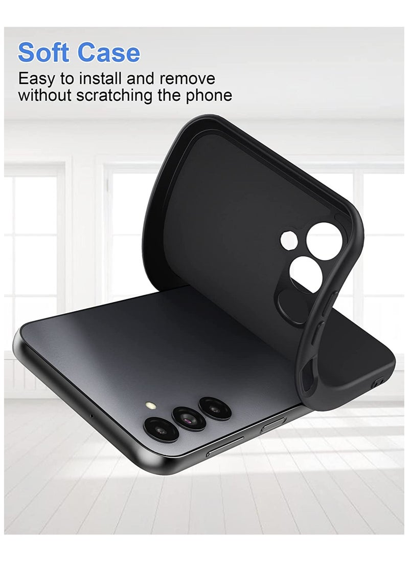 Generic - Samsung Galaxy A25 Case Cover Soft Black Slim fit TPU Case Light weight Back Cover Matte Finish Shockproof Protective Cover Anti fingerprint Case Designed For Samsung Galaxy A25 - Image 1