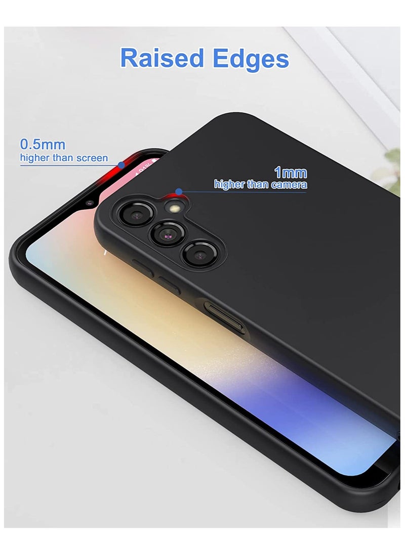 Generic - Samsung Galaxy A25 Case Cover Soft Black Slim fit TPU Case Light weight Back Cover Matte Finish Shockproof Protective Cover Anti fingerprint Case Designed For Samsung Galaxy A25 - Image 1