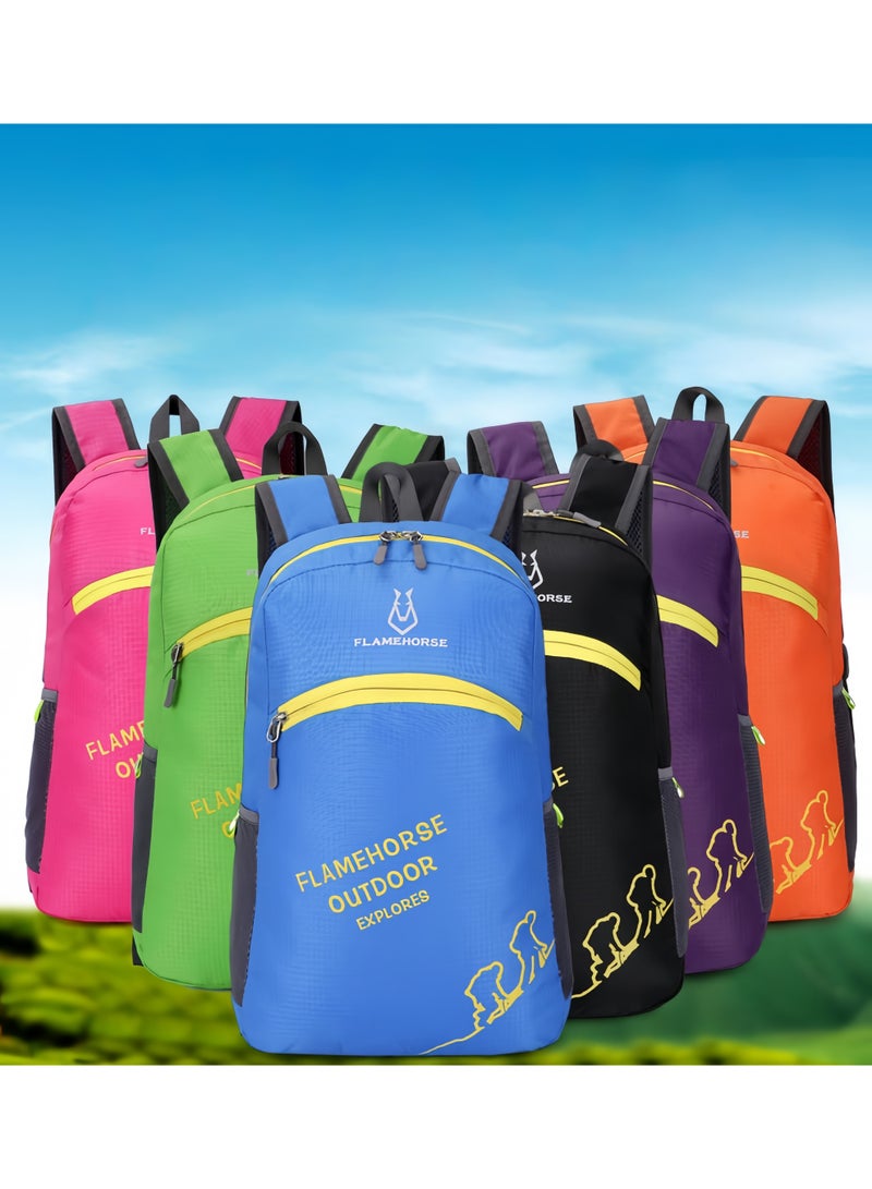 FLAMEHORSE New Folding Bag Sports Backpack Outdoor Lightweight Bag Portable Splash-Proof Folding Backpack - Image 5