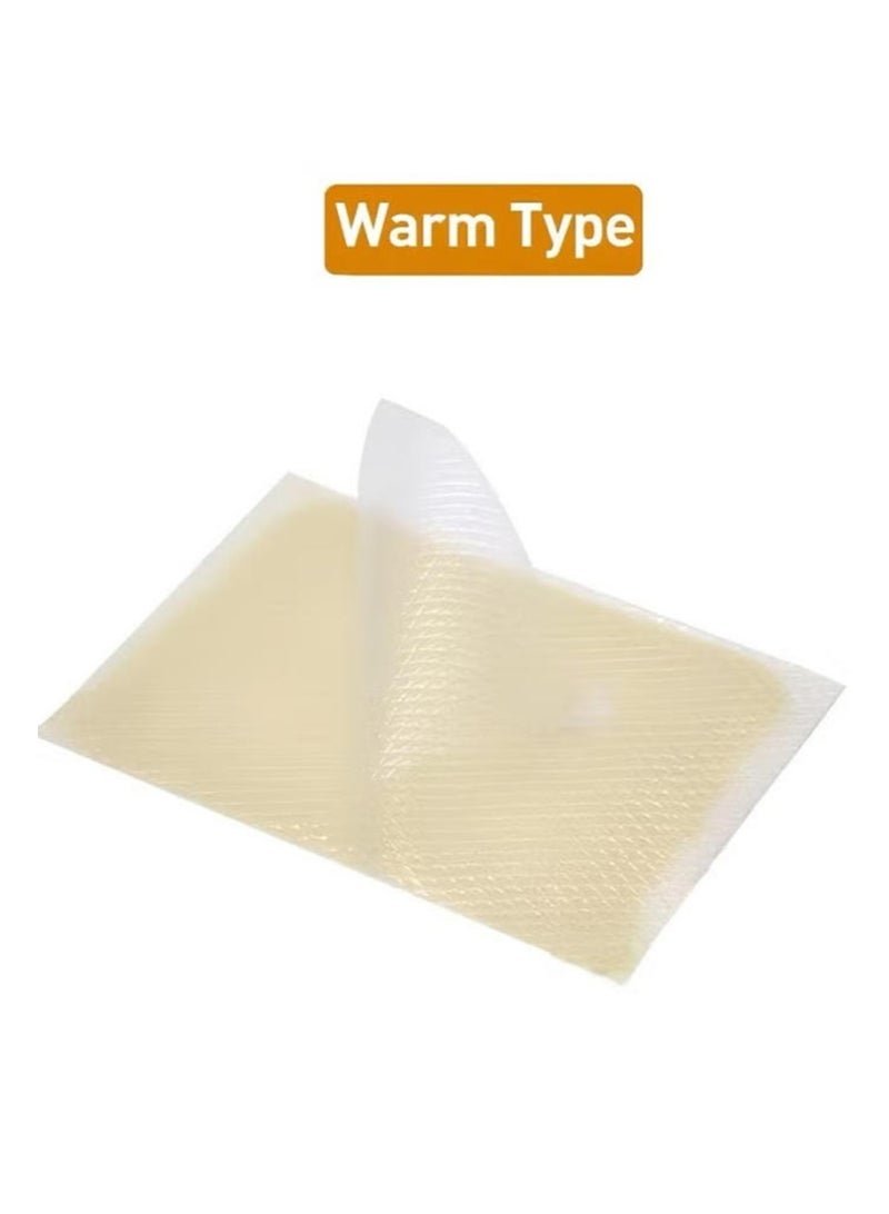 مجموعة تايجر بالم الدافئة لتخفيف الألم - عبوة من 8 ضمادات طبية (16 لصقة) ومرهم أحمر - إحساس دافئ لتسكين سريع للألم | مقاس كبير 10 سم × 14 سم | تسكين مُركز للعضلات والمفاصل والتصلب | راحة طويلة الأمد وجيدة التهوية - Image 4