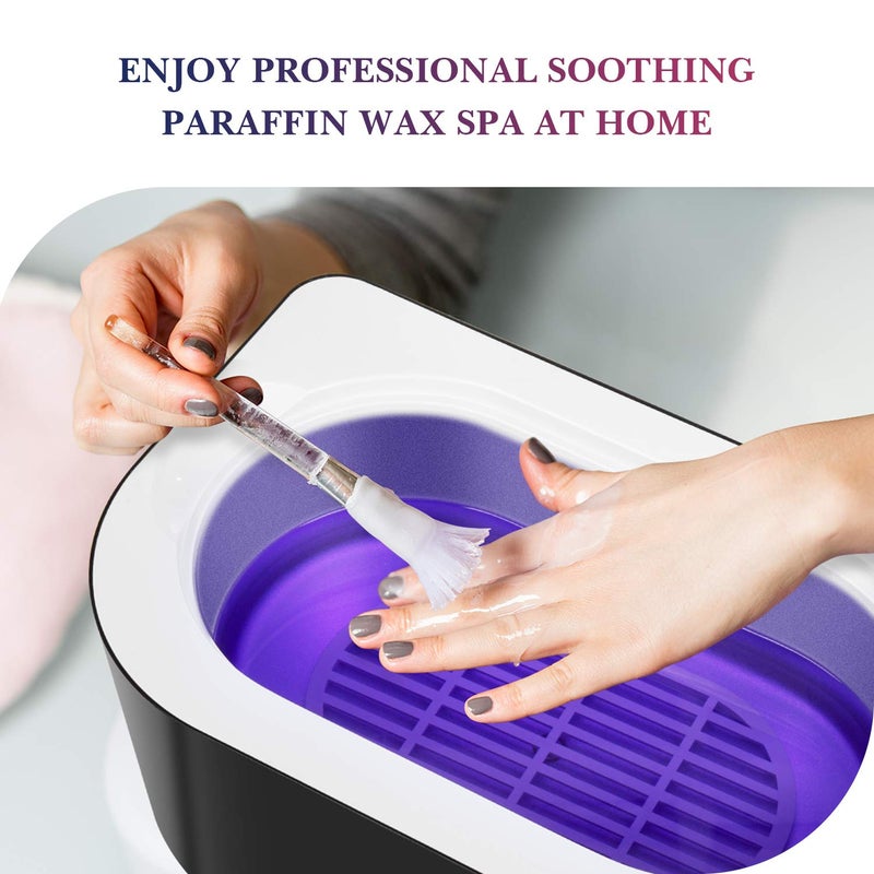 KARITE Lavender Scented Paraffin Wax Beads Blocks - 4 Pack for Bath, Hand, Feet Dry Skin Moisturizing, Hydration, and Nourishment - Image 4