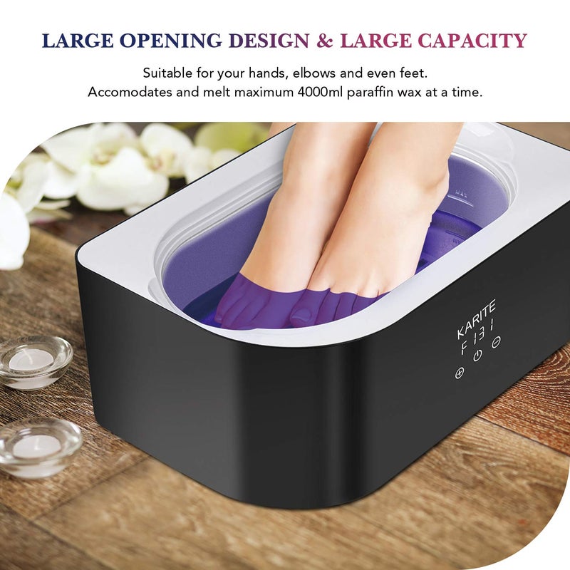 KARITE Lavender Scented Paraffin Wax Beads Blocks - 4 Pack for Bath, Hand, Feet Dry Skin Moisturizing, Hydration, and Nourishment - Image 5