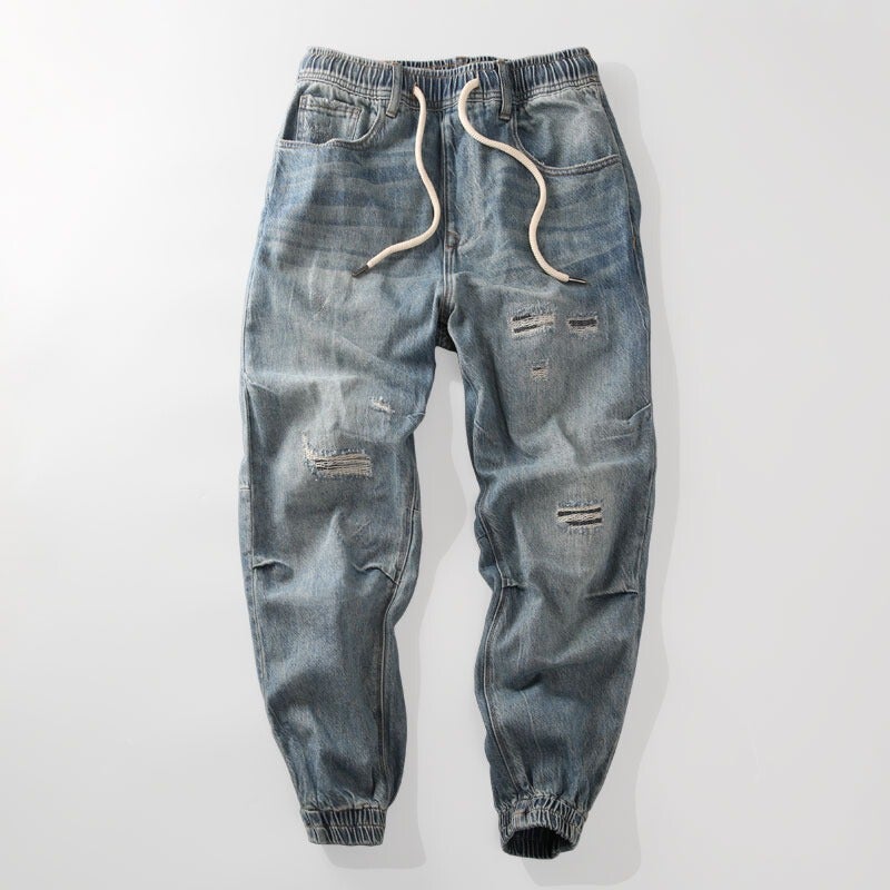 Unisex Classic Denim Jeans Loose Fit Daily Outdoor Wear - Image 2