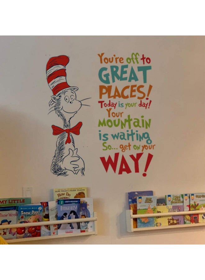 Today is Your Day Inspirational Quotes Wall Decals Educational Kids Wall Art Stickers Reading Room Baby Nursery Bedroom Wall Decor - Image 2
