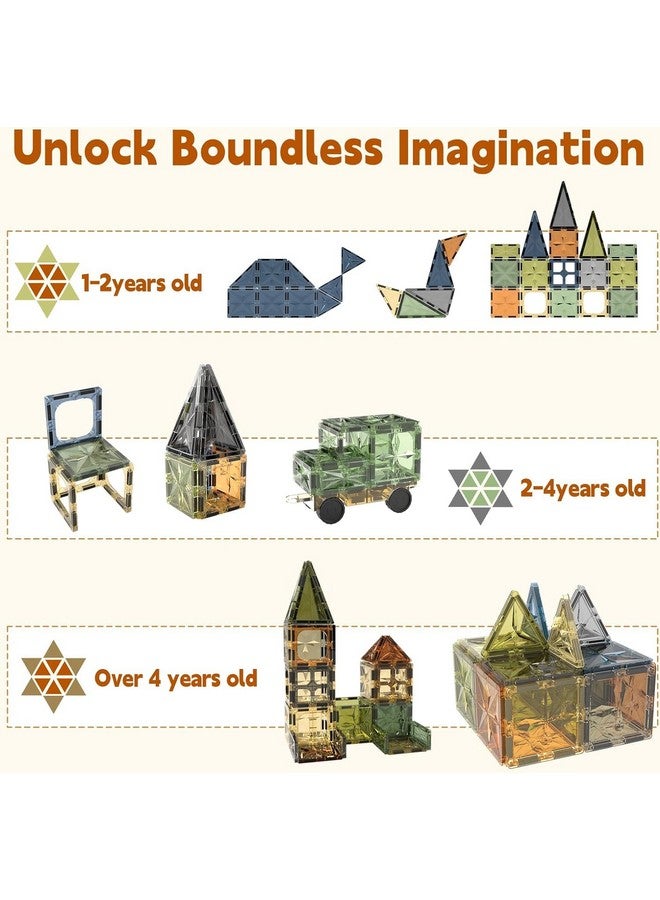 SNAPTRON SNAPTRON Magnetic Blocks for Kids Tiles -100 Pieces Set Gifts for Girls, Boys, Magnetic Blocks for Kids 3+ Years, 4 5 6 7 8 9 10/ Constructing & Learning Builder Educational Kids Magnetic Blocks Game  - Image 4