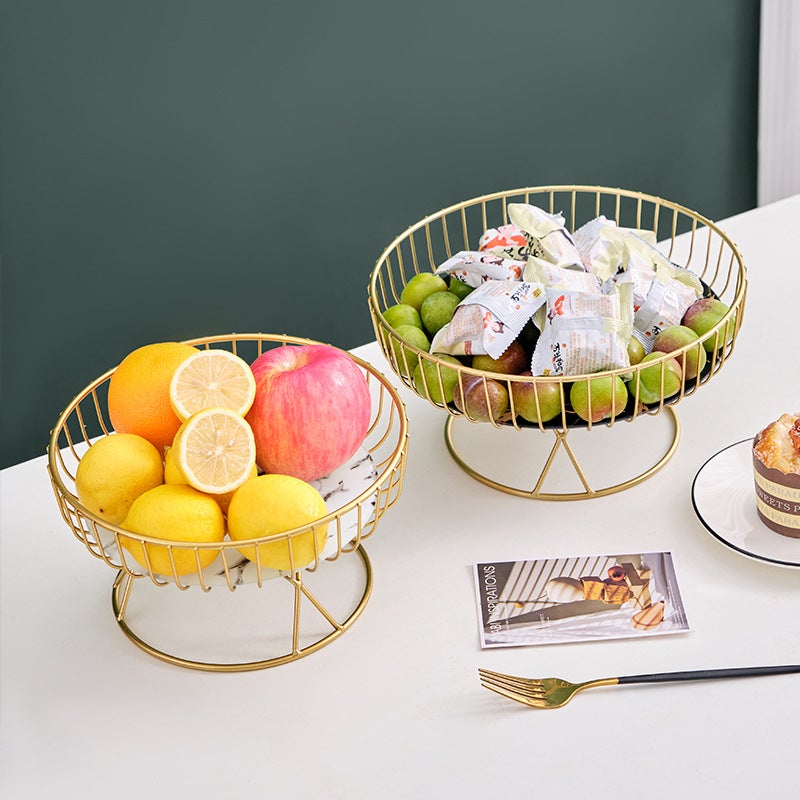 Fruit Plate Ins High Color Value Internet Popular Fruit Plate Living Room Coffee Table Household Biscuit Cake Dessert Large Capacity Diet Plate - Image 4