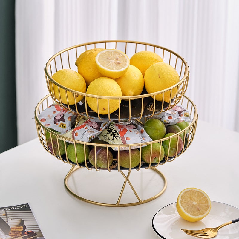 Fruit Plate Ins High Color Value Internet Popular Fruit Plate Living Room Coffee Table Household Biscuit Cake Dessert Large Capacity Diet Plate - Image 5