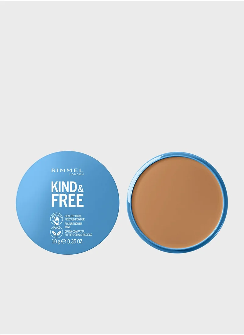 RIMMEL LONDON Rimmel Kind & Free Pressed Powder – 040 – Tan, 10g