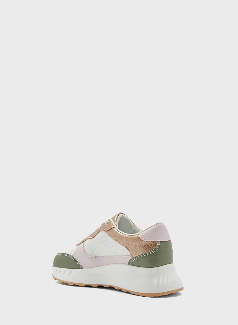 جينجر Colourblock Laceup Sneaker
