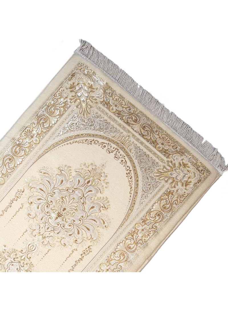 Museum Large Size Memory Foam Prayer Mat. Turkish Comfortable Prayer Rug . Islamic  Design Sajadah with Foam. - Image 4