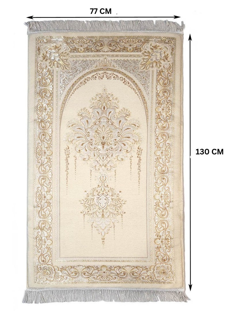 Museum Large Size Memory Foam Prayer Mat. Turkish Comfortable Prayer Rug . Islamic  Design Sajadah with Foam. - Image 5