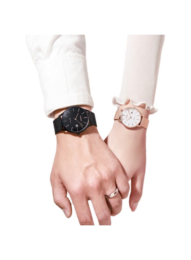ROSDN (Rosdn) "Heartbeat Hands" Couple Watch Men'S And Women'S Watch Pair Love Confession Christmas Gift For Girlfriend Gift Box - Image 1
