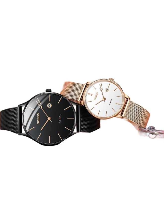 ROSDN (Rosdn) "Heartbeat Hands" Couple Watch Men'S And Women'S Watch Pair Love Confession Christmas Gift For Girlfriend Gift Box - Image 3