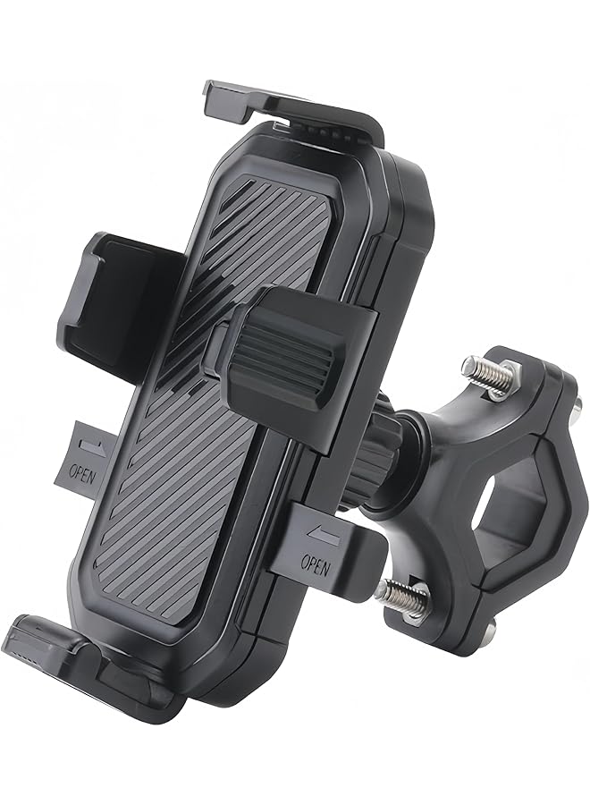 Green Tiger Motorcycle Phone Mount, Upgrade Bike Phone Mount [1s Lock][Secure Protection], 360° Rotatable Phone Holder for Mountain Bike/ATV/Scooter Handlebar, Compatible with phone 4.7-6.7" - Image 1