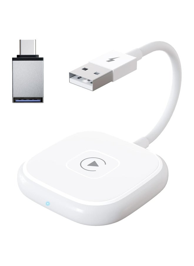 Starwell Carplay Wireless Adapter for Apple, Carplay Dongle for OEM Wired CarPlay Cars, Convert Wired to Wireless CarPlay Fit for Cars from 2016 & iPhone iOS 10+, Plug & Play  - Image 1