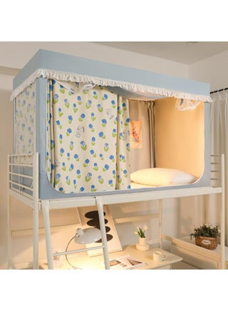 Blue Rose Rabbit [send Storage Curtain + Three Door Design]]