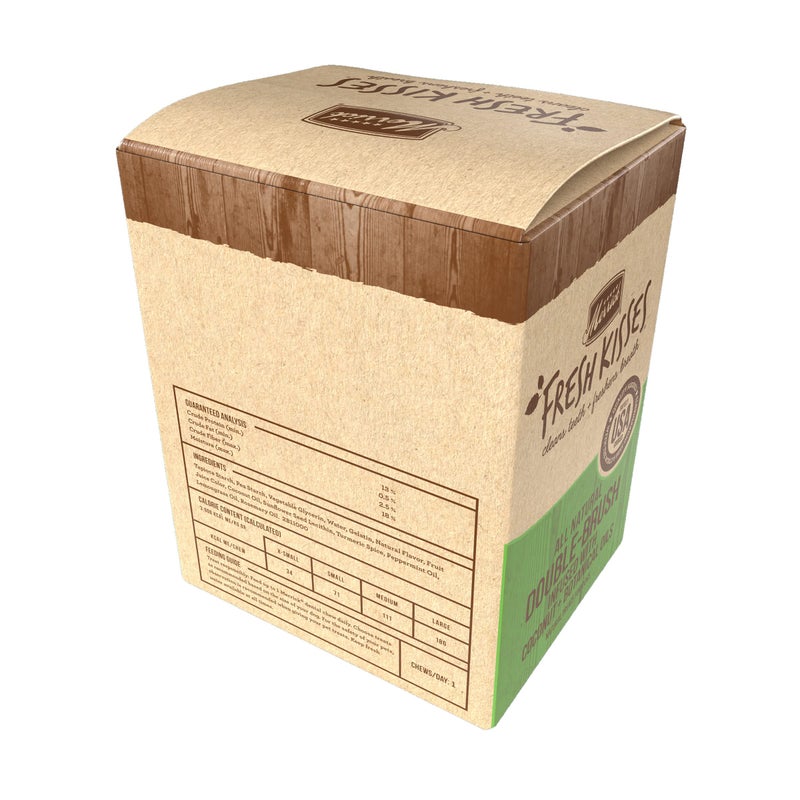 Merrick Fresh Kisses Natural Dental Chews Infused With Coconut And Botanical Oils For Medium Dogs 25-50 Lbs - 30 ct. Box - Image 5