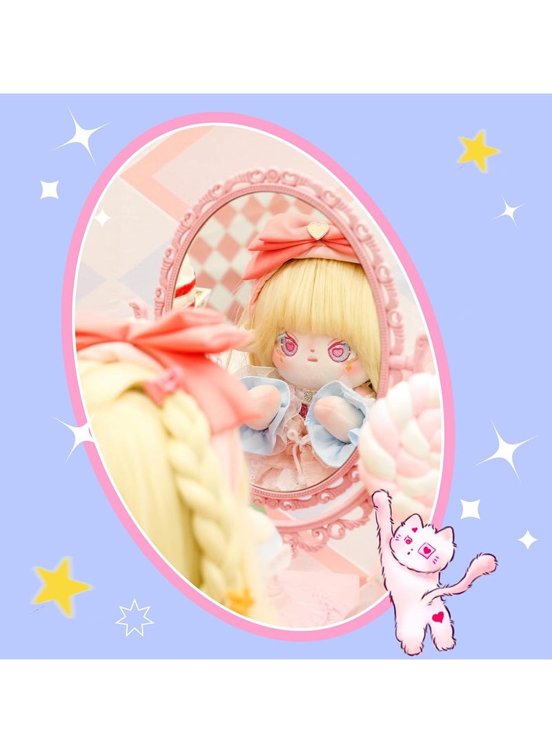 عام دمى قطنية ناعمة، دمى قطنية بأطوال 30 سم مع عظام داخلية، دمى قطنية ناعمة للتغيير ملابس بأسلوب أنمي، هدايا لعب محببة، ملابس للدمى مضمنة. - Image 4