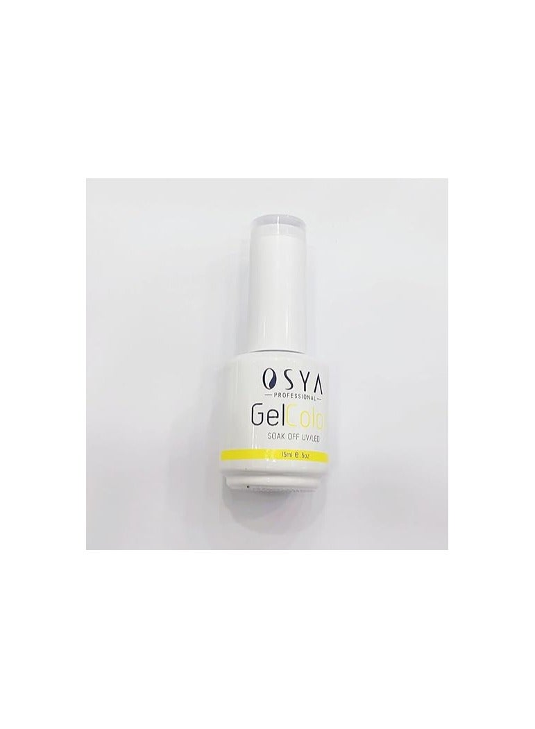 OSYA gel Nail Polish Collection Soak Off UV&LED CANNI OUTPUT Gel polish 15ml (01) Black Color - Image 2