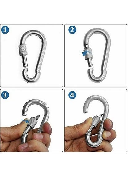 Pars Carabiner Screw Galvanized 10 mm (2 Pieces)  - Image 3