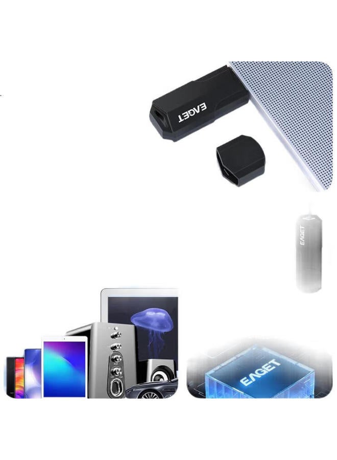 EAGET Eaget 4Gb Usb2.0 Bid Usb Flash Drive F5 Boxed, Corporate Bidding Special Flash Drive, 5 Pieces/Box, Small Capacity, Stable Read/Write, Plug And Play - Image 2