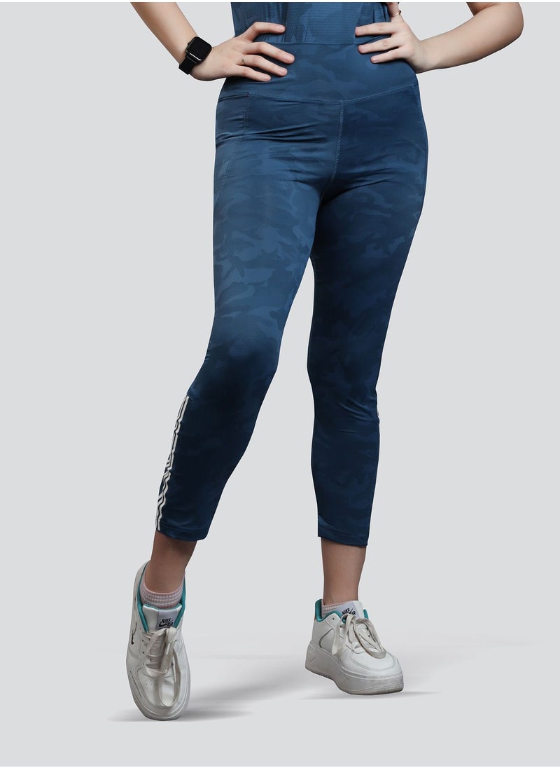 FLUSH - Flush Womens Camouflage Yoga Pants with Pockets High Waisted 4 Ways Stretch Sports Workout Running Yoga Athletic Leggings - Image 1