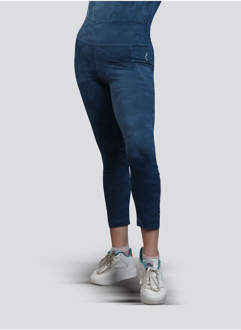 FLUSH - Flush Womens Camouflage Yoga Pants with Pockets High Waisted 4 Ways Stretch Sports Workout Running Yoga Athletic Leggings - Image 1