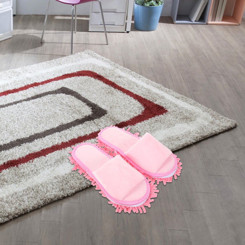 1 Pair Mop Slippers Practical Sweeping Slippers Household Slippers Dust Mop Slippers - Image 3