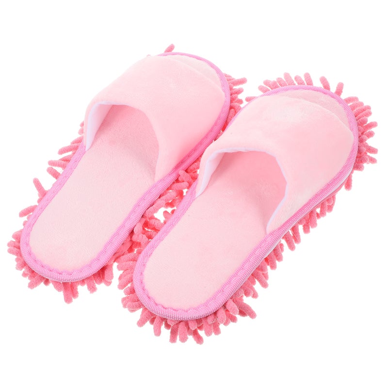 1 Pair Mop Slippers Practical Sweeping Slippers Household Slippers Dust Mop Slippers - Image 1