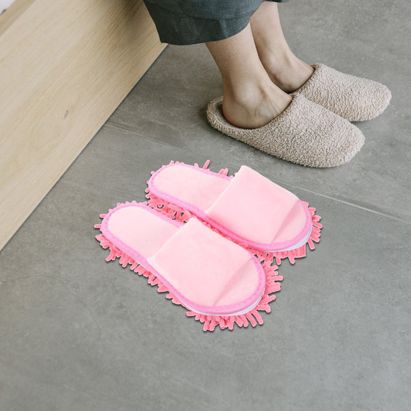 1 Pair Mop Slippers Practical Sweeping Slippers Household Slippers Dust Mop Slippers - Image 5