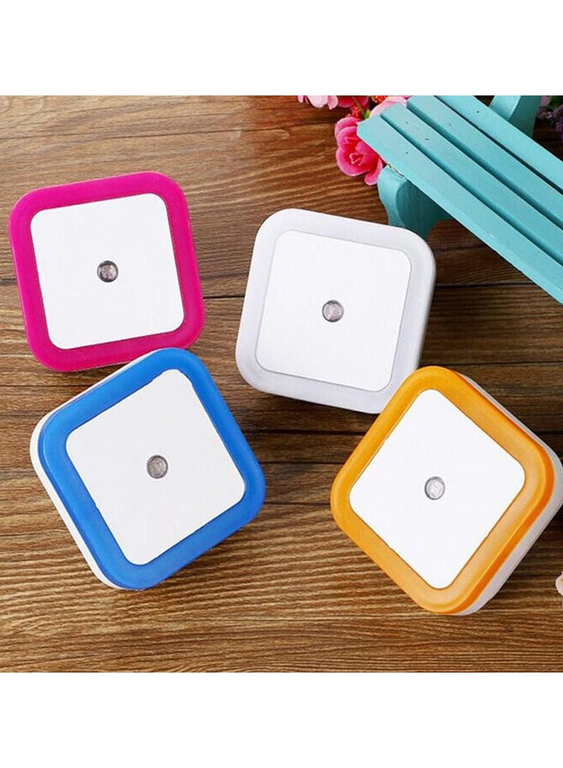 مصباح سينسور ليلي موفر للطاقة  مجسم مربع من، بخاصية التحكم التلقائي بالمكشاف، مناسبة لحماية العين، هدية مفضلة للأطفال في أعياد والحفلات (ابيض ) - Image 2