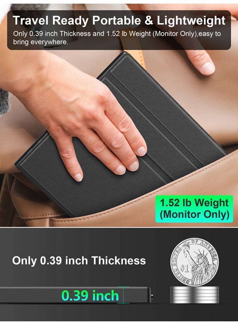 16" 2.5K Portable Monitor for Switch/PS5, Mobile & PC – Direct Connect External Display featuring 60Hz Matta Screen, LOW Blue Light, 100%sRGB, Freesync & HDR, 1200:1 Contrast, 350 nits, Ultra Slim 0.39" & 1.52 lb  - Image 4