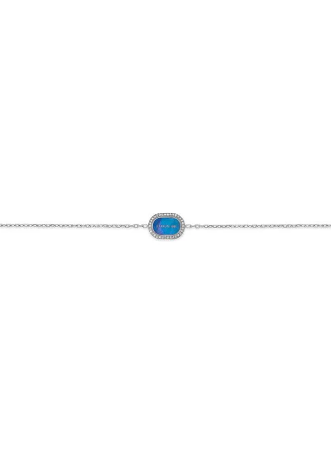 CERRUTI 1881 Aosta Silver Stainless Steel Chain Bracelet for Women 170mm