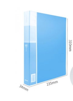 AIWANTO 2 Pack Document File Folder Executive Folder Certificate A4 Size Document Organizer File Folder (60Pages/Pack)  - Image 3