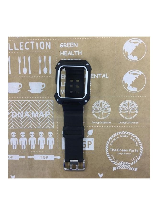 NIBEMINENT Replacement Band for Apple Watch Series 1/2/3 38mm Black - Image 4