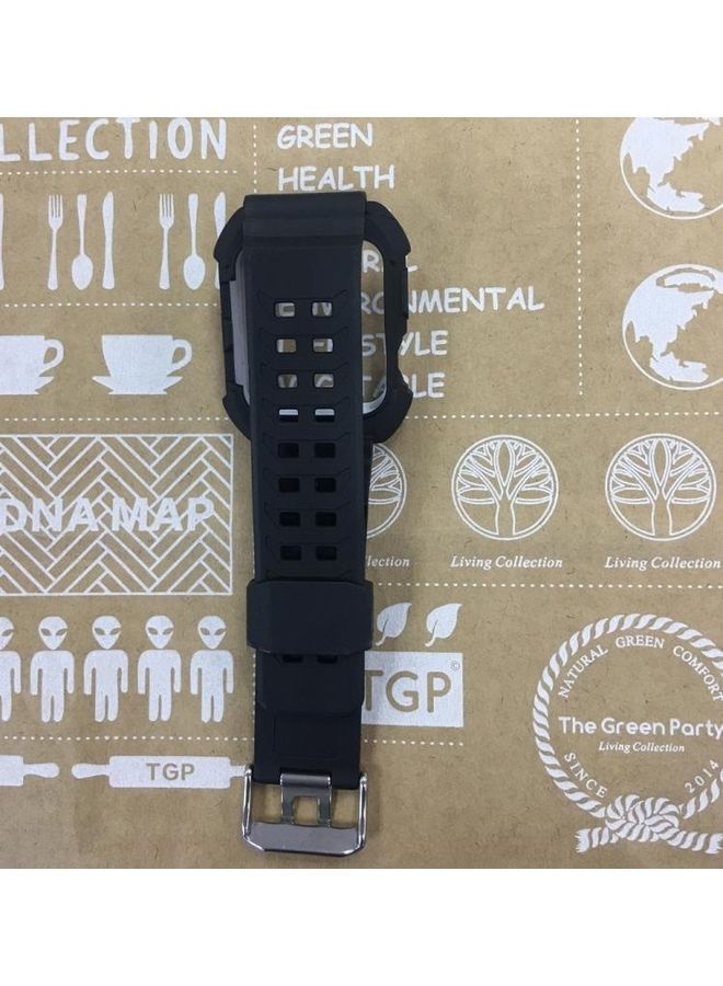 NIBEMINENT Replacement Band for Apple Watch Series 1/2/3 38mm Black - Image 5