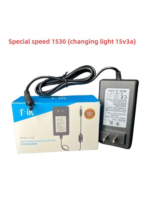 9V12V Audio Power Adapter Mobile DVD EVD Player Charger 15V3A Audio Monitoring 5V6V-Color:Special Speed 1530 Large Model (15v 3a)
